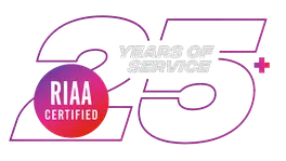 25 Years of Service — RIAA Certified