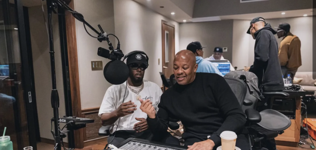 Rappers: Diddy with Dre featured with Sony C800G