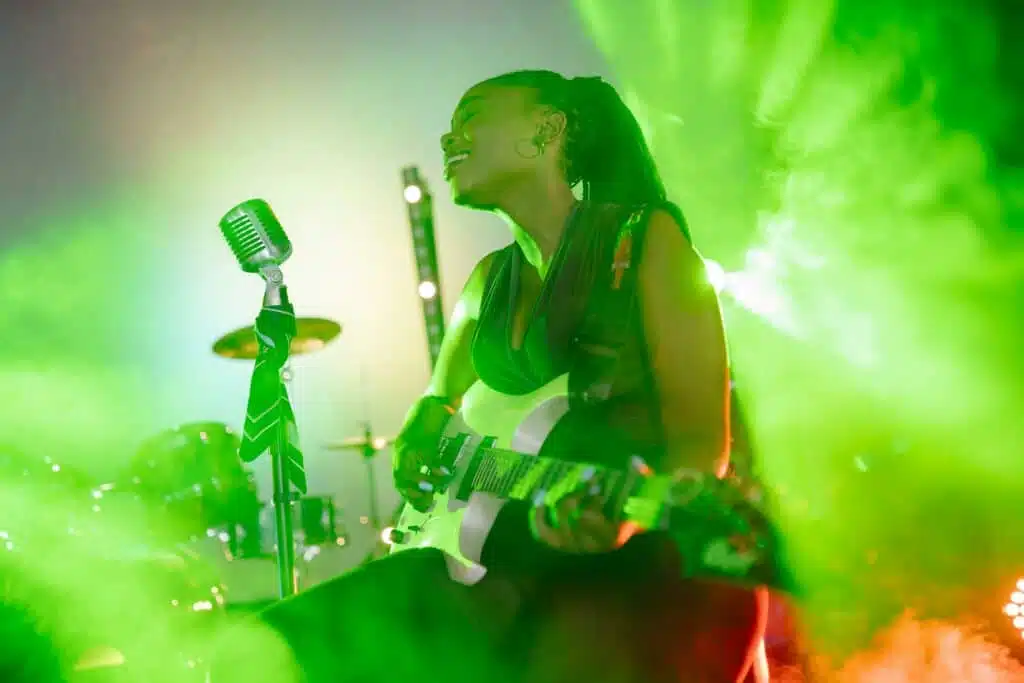 black female performer