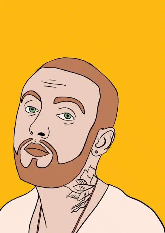 Mac Miller illustration