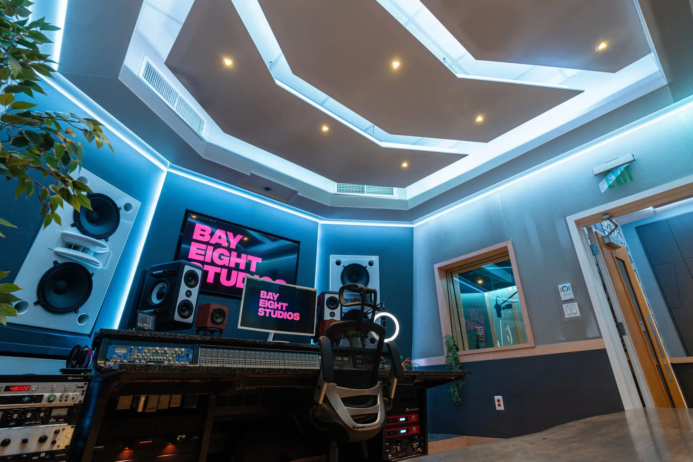 Bay Eight Angled SSL Studio