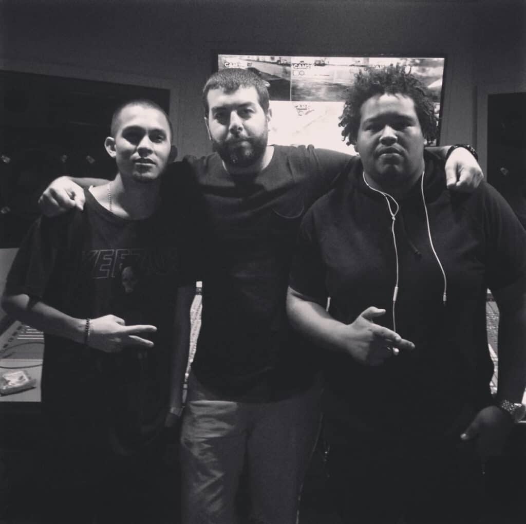 Matthew DeFreitas, music producer Tainy, recording artist Xantos