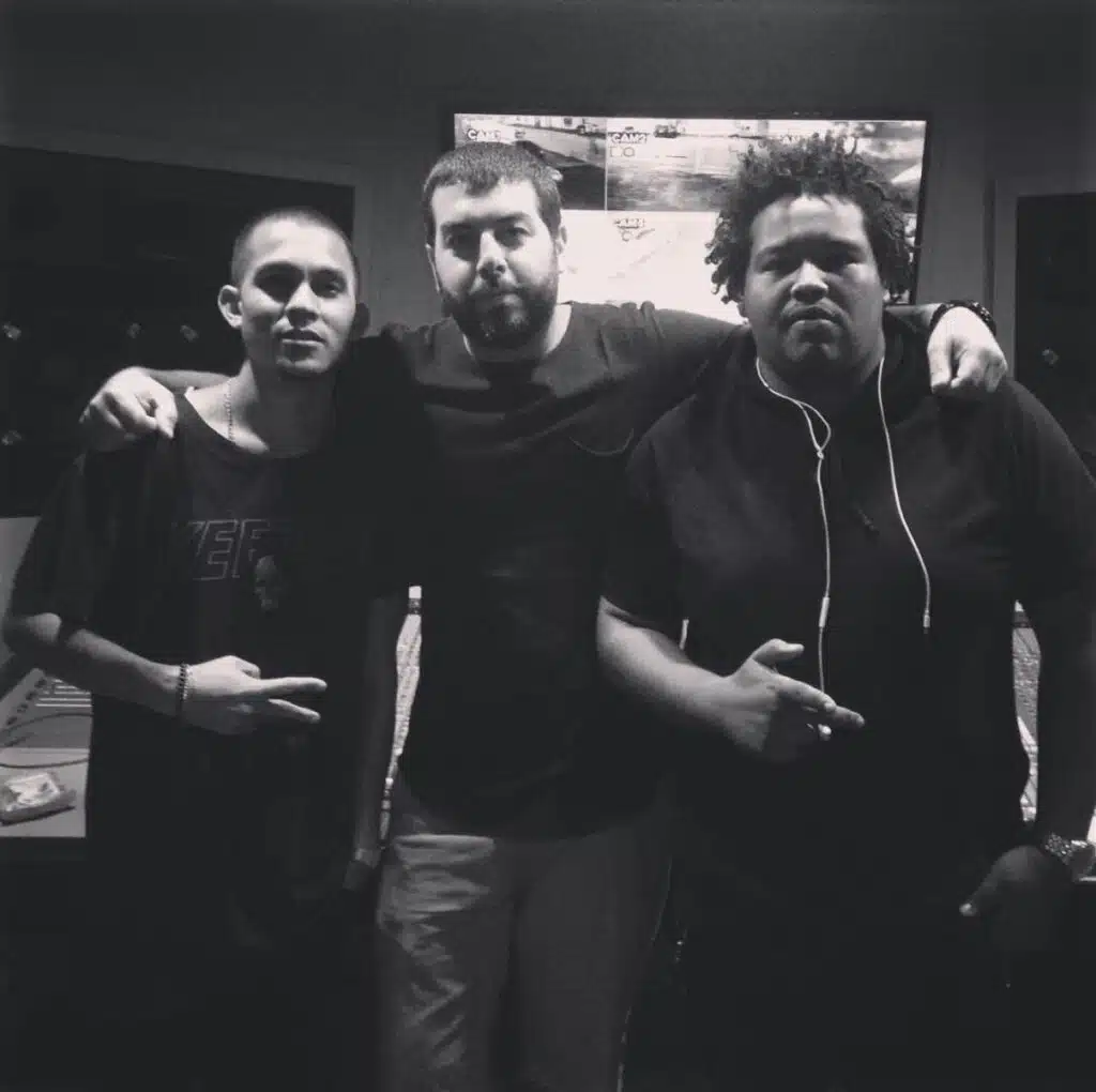 Matthew DeFreitas, music producer Tainy, recording artist Xantos 