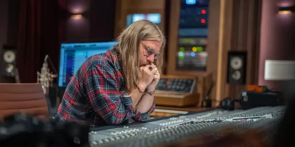 Ian Fitchuk music producer in studio