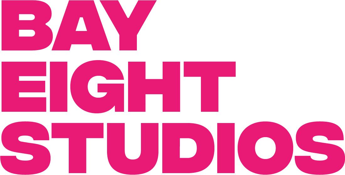 Bay Eight Studios Typography Logo